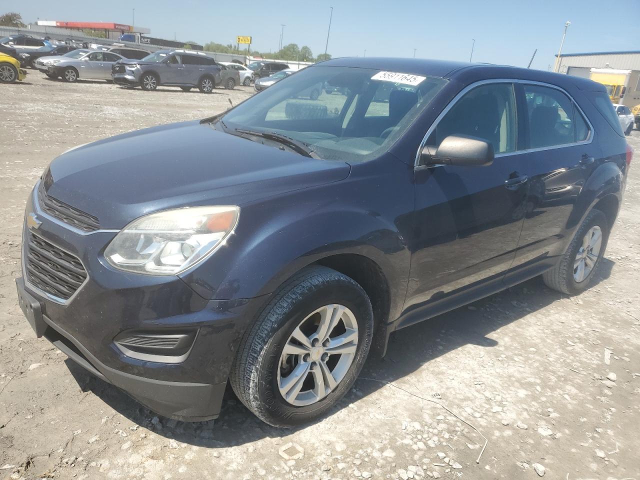 2017 Chevrolet Equinox Ls Copart, lot number: 55911645, vin: 2GNALBEKXH1569477. Thumbnail 1