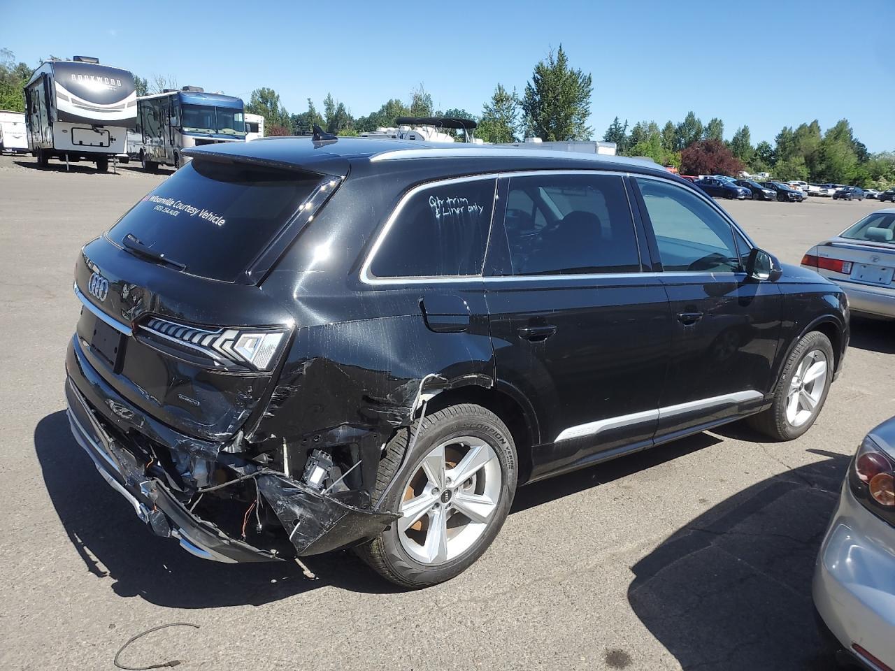 2023 Audi Q7 Premium Plus Copart, lot number: 58508185, vin: WA1LCBF76PD007391. Thumbnail 3