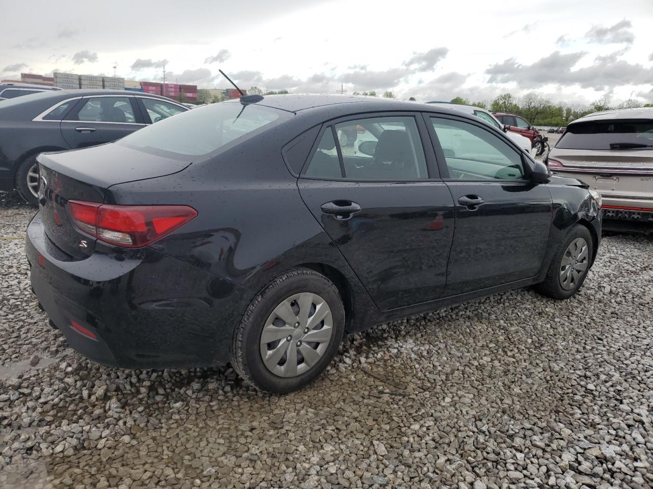 2020 Kia Rio Lx Copart, lot number: 55736435, vin: 3KPA24AD5LE353210. Thumbnail 3