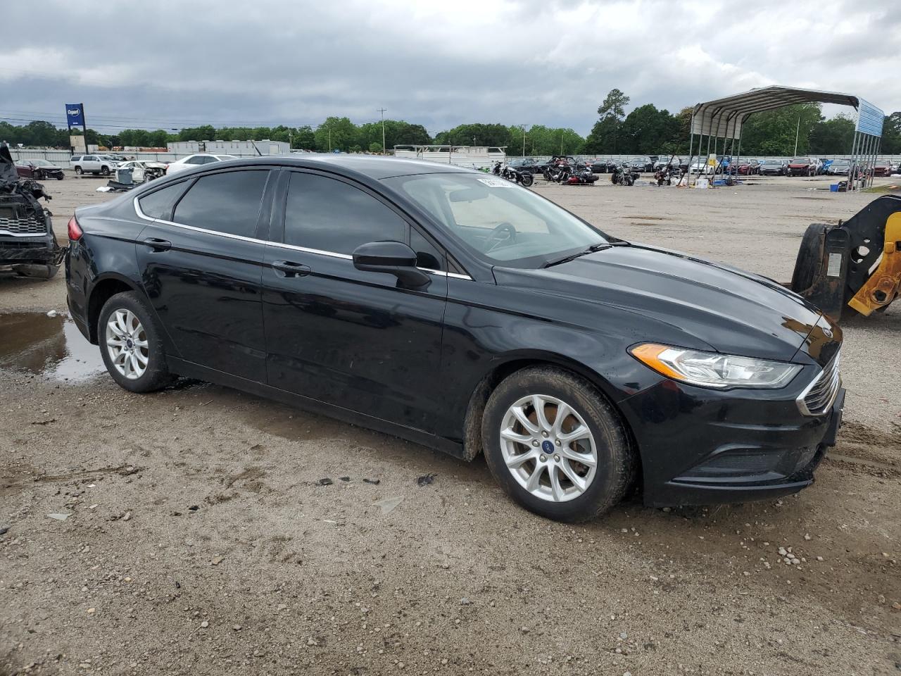 2018 Ford Fusion S Copart, lot number: 56411025, vin: 3FA6P0G73JR275717. Thumbnail 4