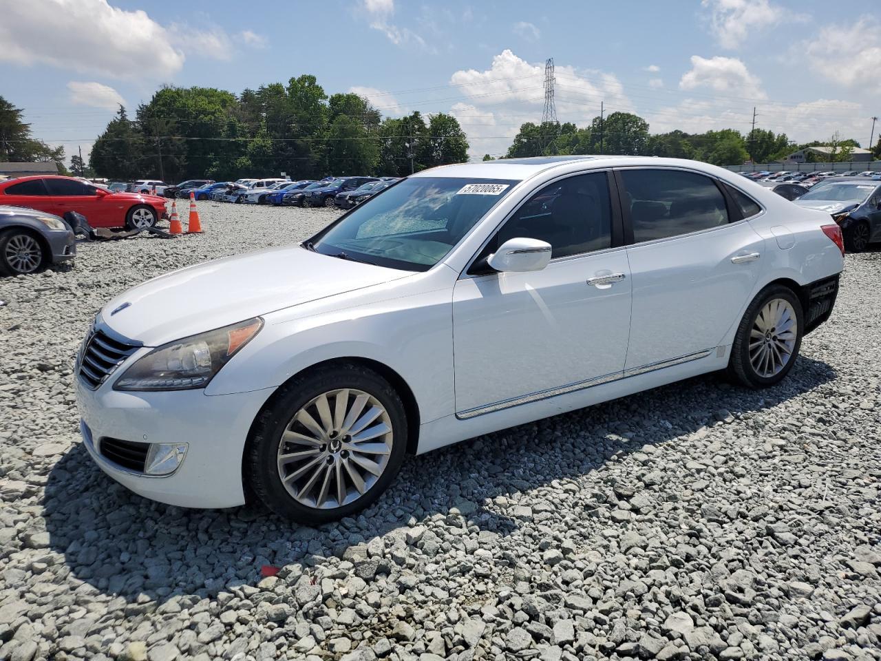 2014 Hyundai Equus Signature Copart, lot number: 57020065, vin: KMHGH4JH1EU083114. Thumbnail 1