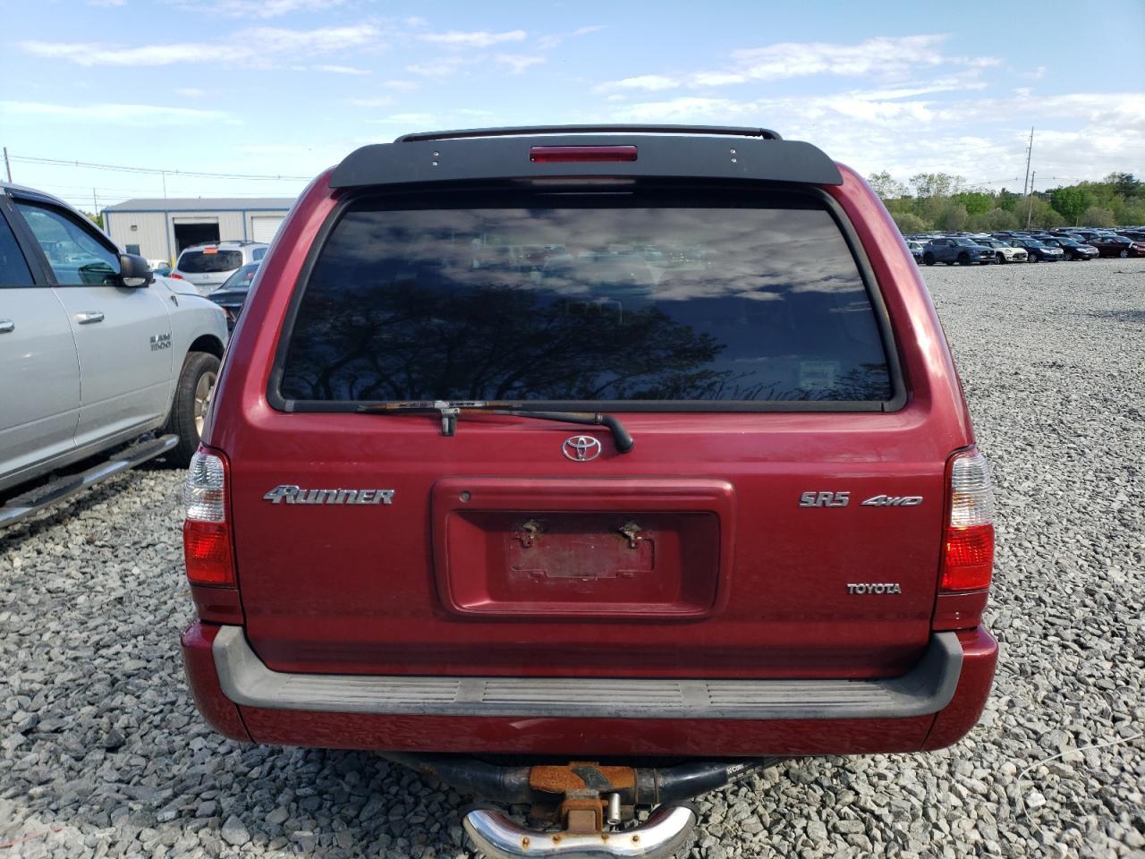 2002 Toyota 4Runner Sr5 Copart, lot number: 56417805, vin: JT3HN86R520379920. Thumbnail 6
