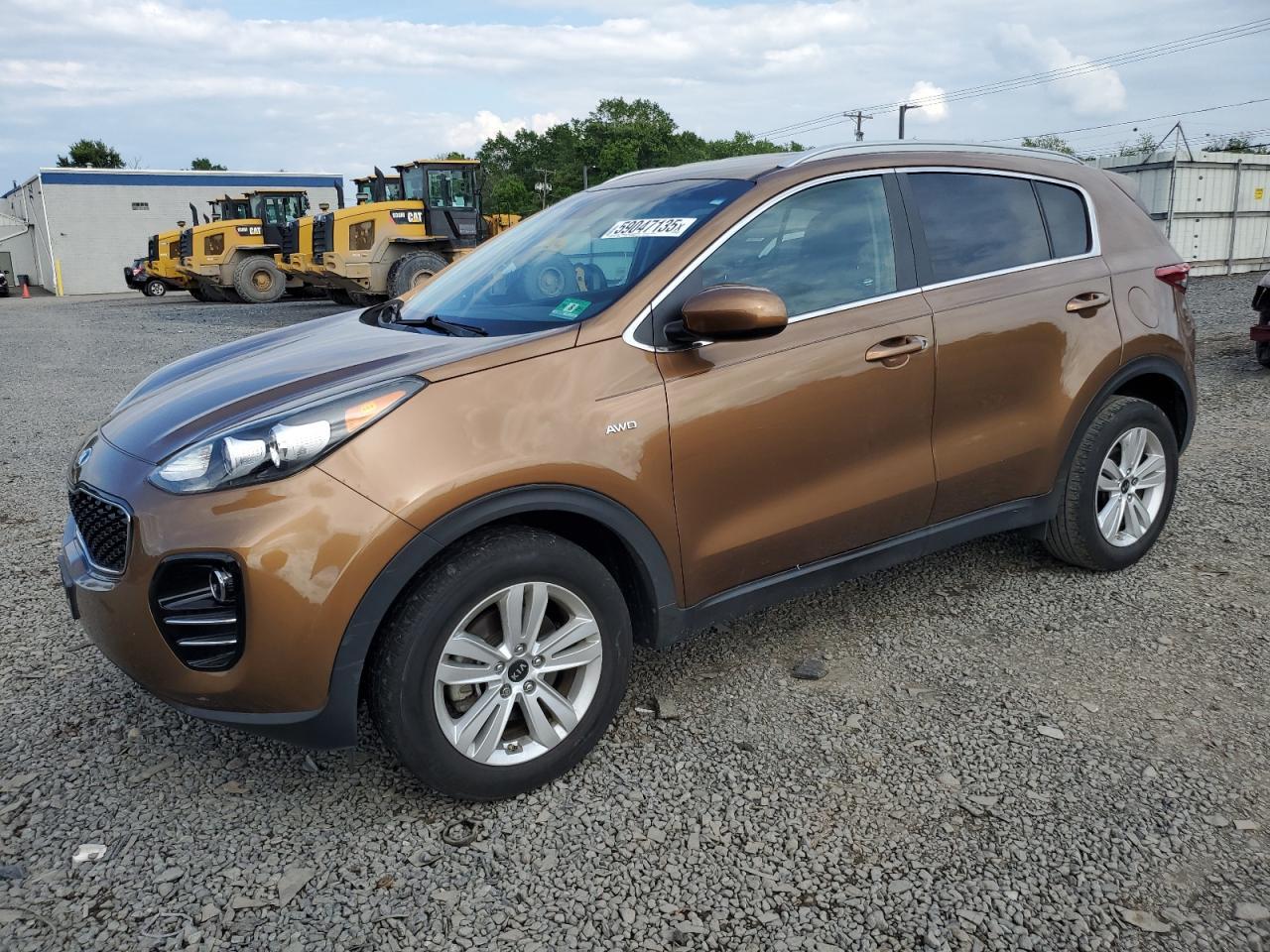 2017 Kia Sportage Lx Copart, lot number: 59047135, vin: KNDPMCAC5H7115550. Thumbnail 1