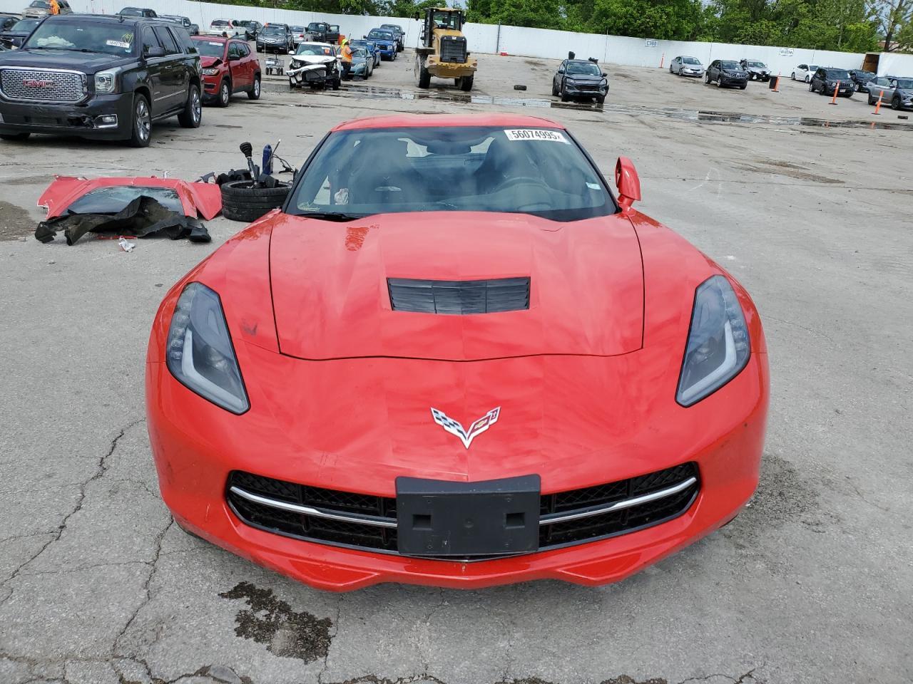 2014 Chevrolet Corvette Stingray Z51 2Lt Copart, lot number: 56074995, vin: 1G1YJ2D71E5120847. Thumbnail 5