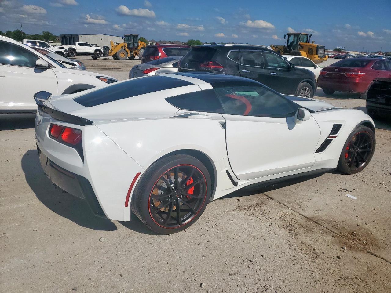 2019 Chevrolet Corvette Grand Sport 3Lt Copart, lot number: 55935955, vin: 1G1Y12D7XK5104397. Thumbnail 3