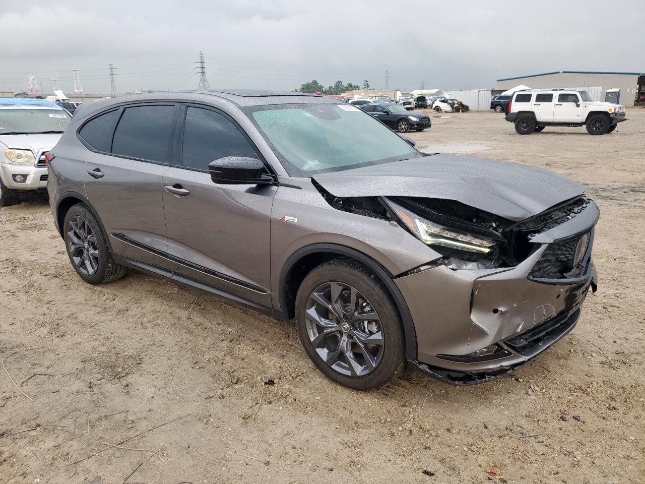 2022 Acura Mdx A-Spec Copart, lot number: 58671615, vin: 5J8YE1H01NL029657. Thumbnail 4
