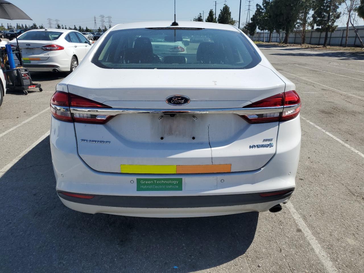 2018 Ford Fusion Se Hybrid Copart, lot number: 54029675, vin: 3FA6P0LU0JR118867. Thumbnail 6