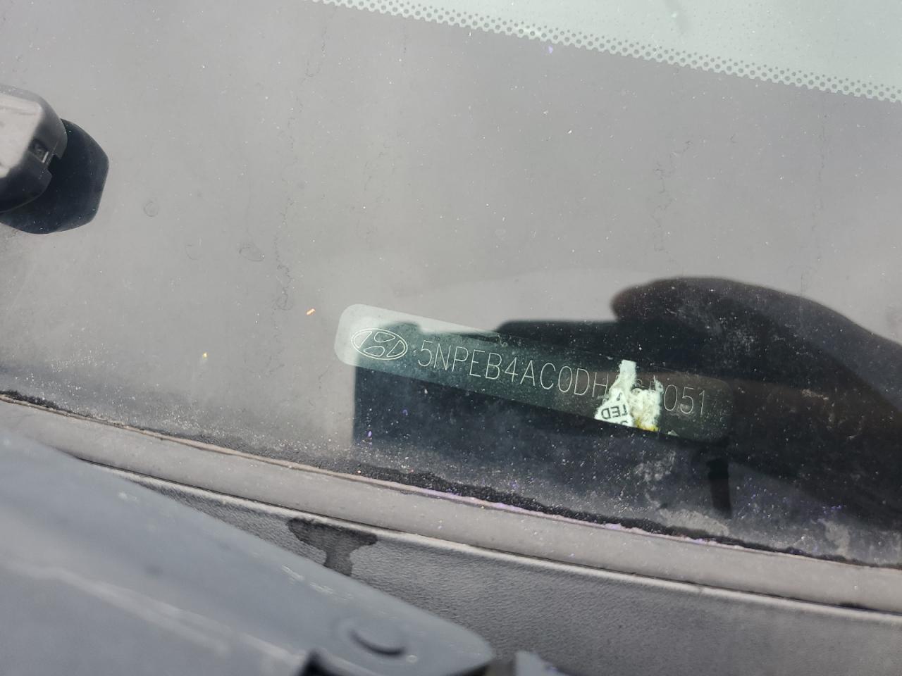 2013 Hyundai Sonata Gls Copart, lot number: 55629845, vin: 5NPEB4AC0DH565051. Thumbnail 12