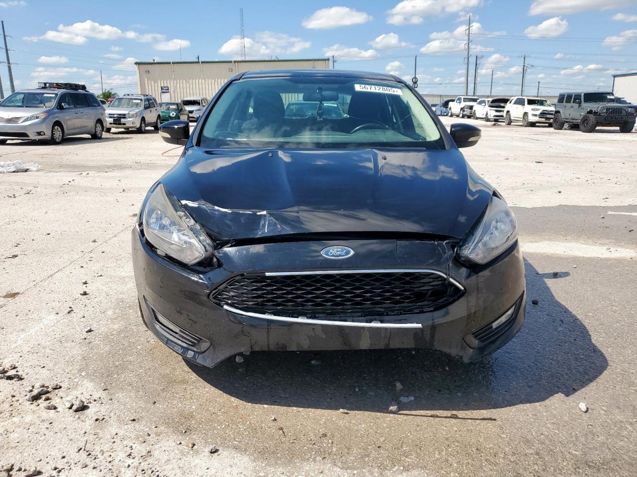 2017 Ford Focus Sel Copart, lot number: 56712805, vin: 1FADP3M20HL340467. Thumbnail 5