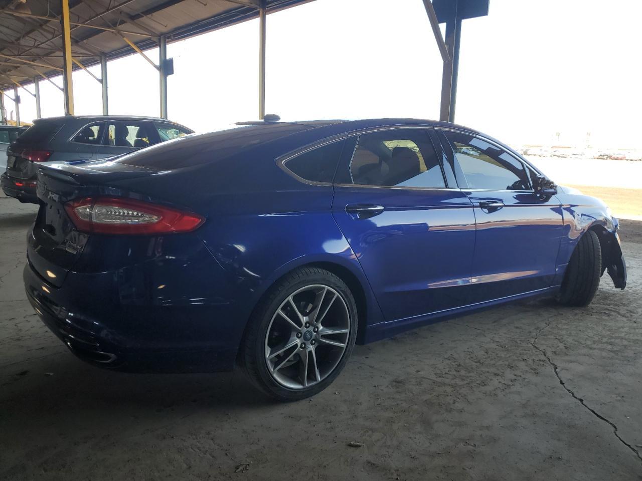 2014 Ford Fusion Titanium Copart, lot number: 56607895, vin: 3FA6P0K90ER129595. Thumbnail 3