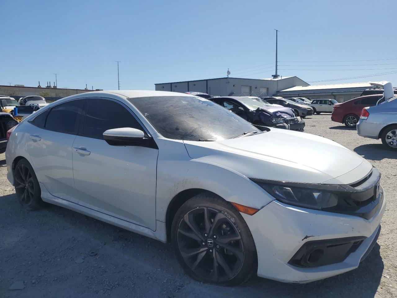 2020 Honda Civic Sport Copart, lot number: 57179425, vin: 19XFC2F83LE024203. Thumbnail 4