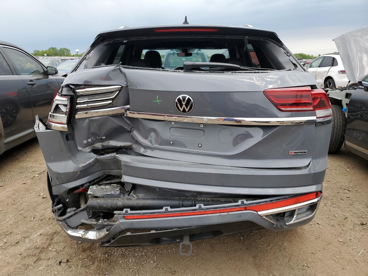 2021 Volkswagen Atlas Cross Sport Sel Premium R-Line Copart, lot number: 58376555, vin: 1V2FE2CA5MC223939. Thumbnail 6