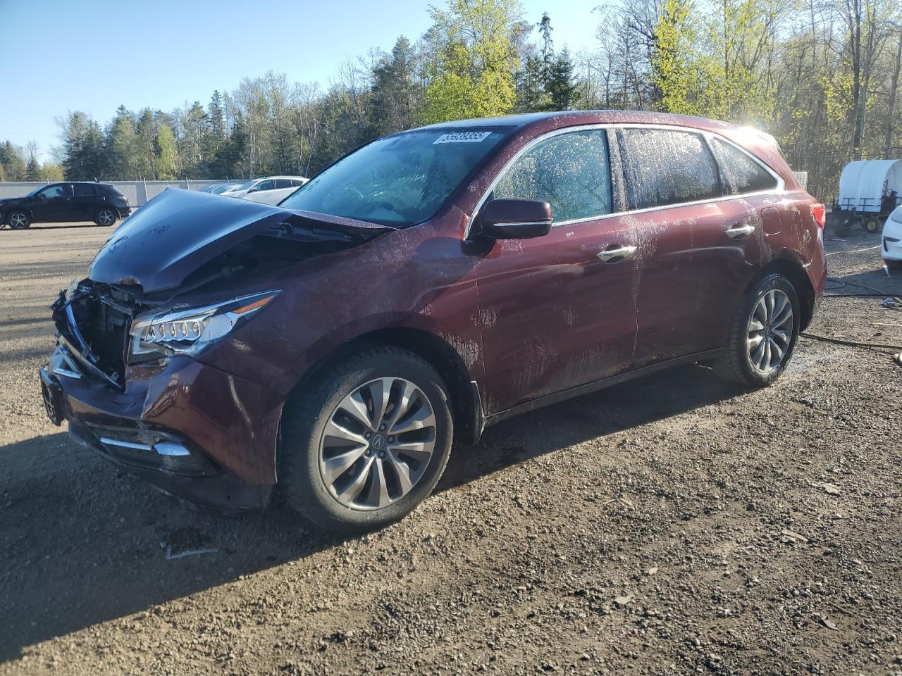 2016 Acura Mdx Technology Copart, lot number: 55939355, vin: 5FRYD4H48GB503243. Thumbnail 1