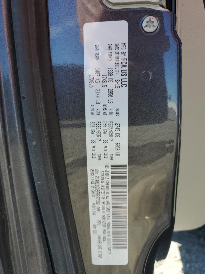 2015 Chrysler Town & Country Limited Platinum Copart, lot number: 58993855, vin: 2C4RC1GG9FR697352. Thumbnail 13