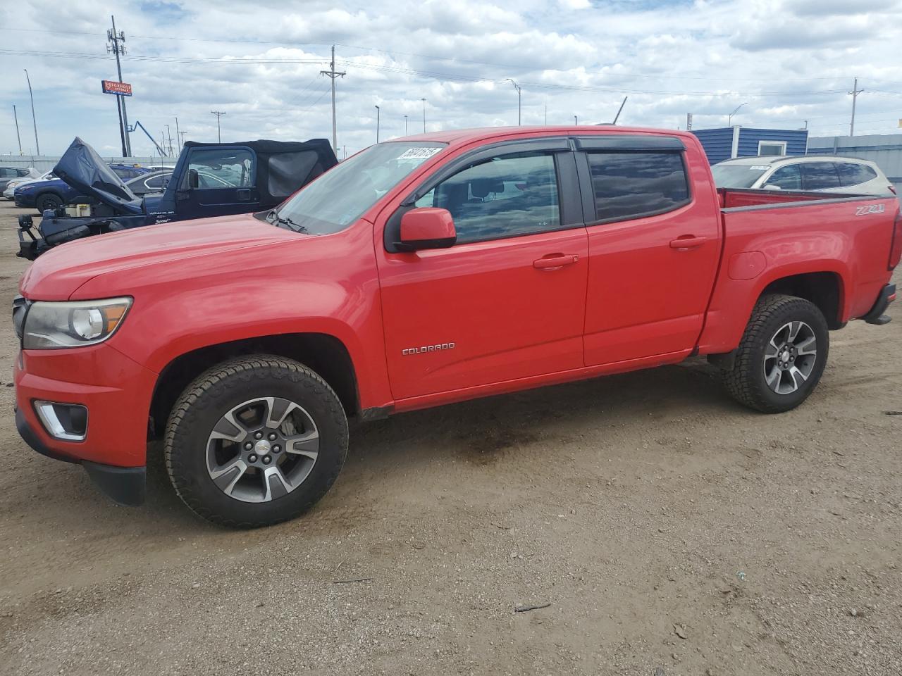 2016 Chevrolet Colorado Z71 Copart, lot number: 56041615, vin: 1GCGTDE34G1210914. Thumbnail 1