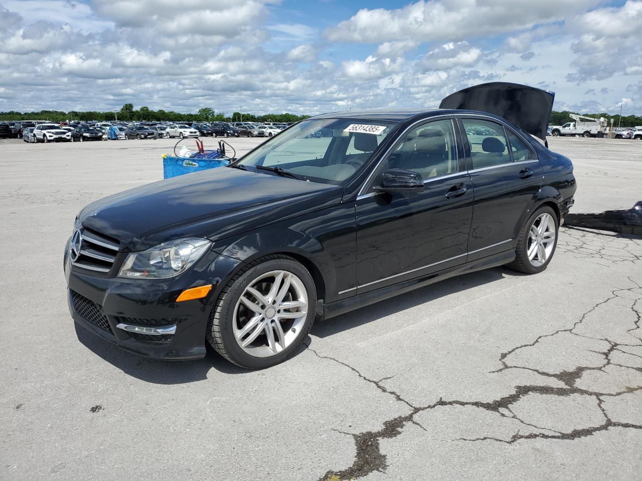 2014 Mercedes-Benz C 250 Copart, lot number: 56314385, vin: WDDGF4HB5ER307490. Thumbnail 1