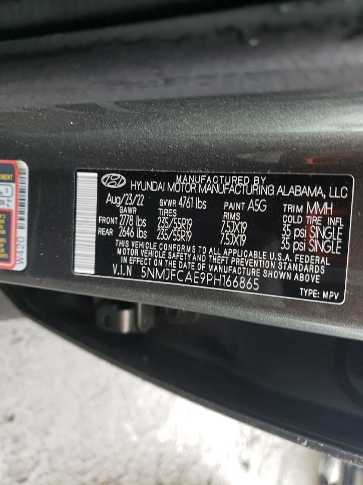 2023 Hyundai Tucson Sel Copart, lot number: 55684885, vin: 5NMJFCAE9PH166865. Thumbnail 13