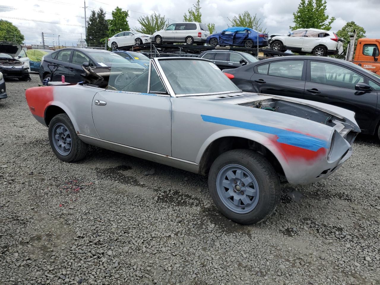 1979 Fiat Spider Copart, lot number: 58174785, vin: 124CS20143220. Thumbnail 4