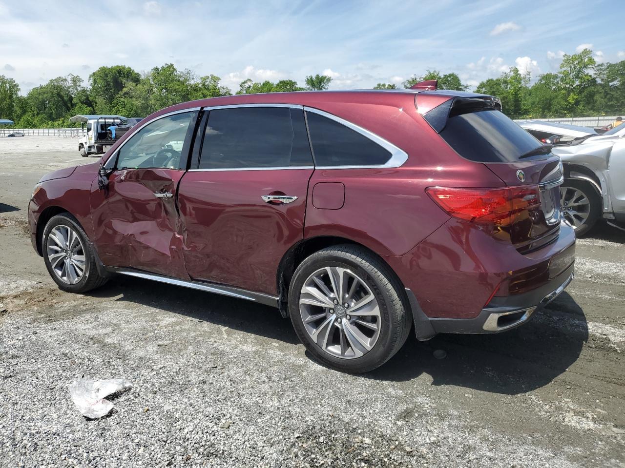 2018 Acura Mdx Technology Copart, lot number: 56450505, vin: 5J8YD4H79JL013024. Thumbnail 2