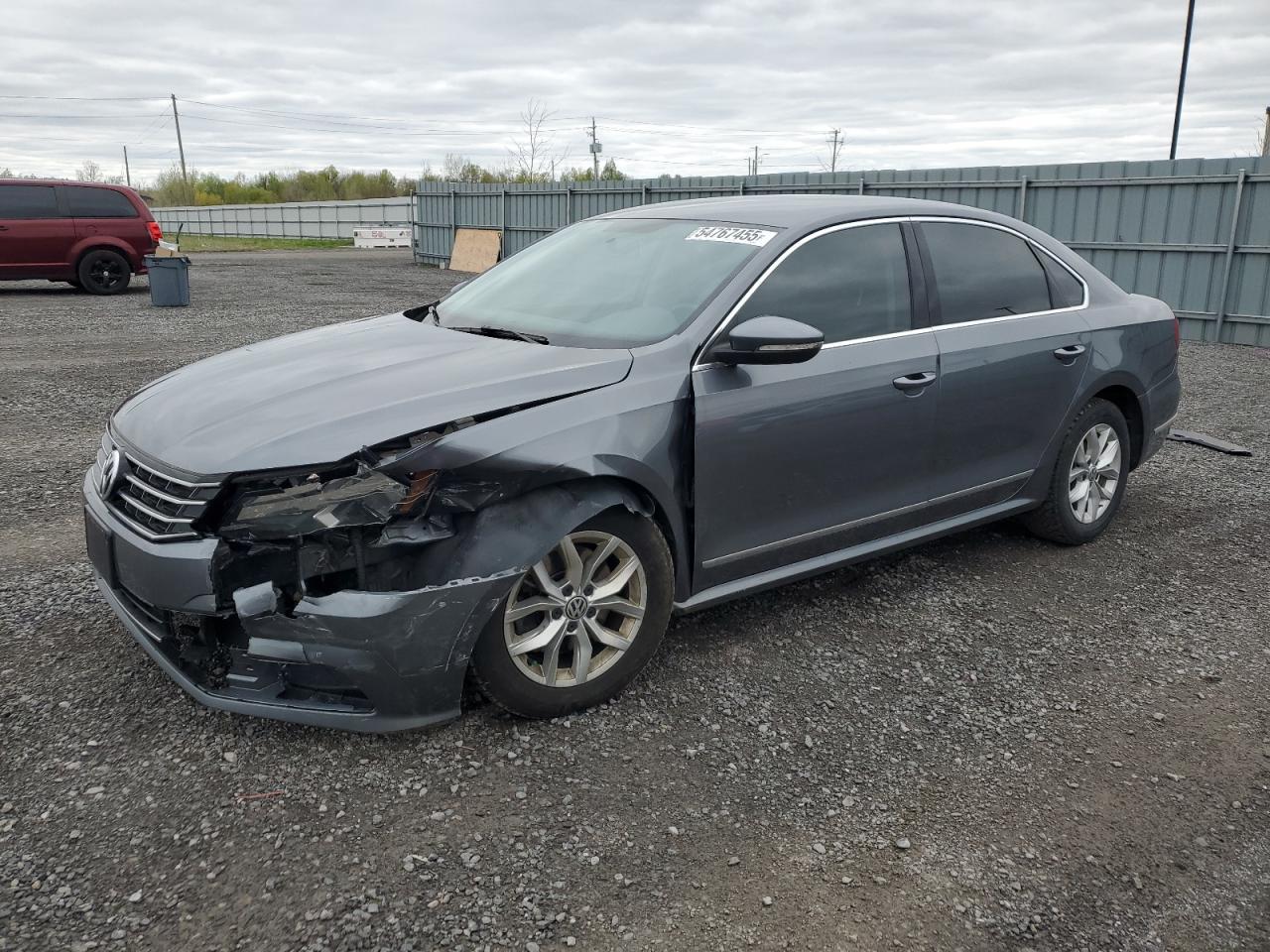 2016 Volkswagen Passat S Copart, lot number: 54767455, vin: 1VWAS7A31GC059337. Thumbnail 1