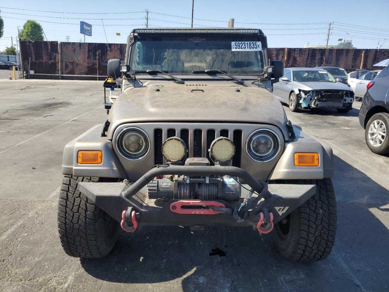 2005 Jeep Wrangler / Tj Unlimited Copart, lot number: 59231835, vin: 1J4FA44S05P328442. Thumbnail 5