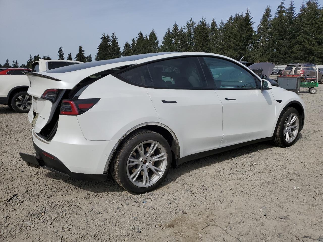 2020 Tesla Model Y Copart, lot number: 54888215, vin: 5YJYGDEF2LF006357. Thumbnail 3