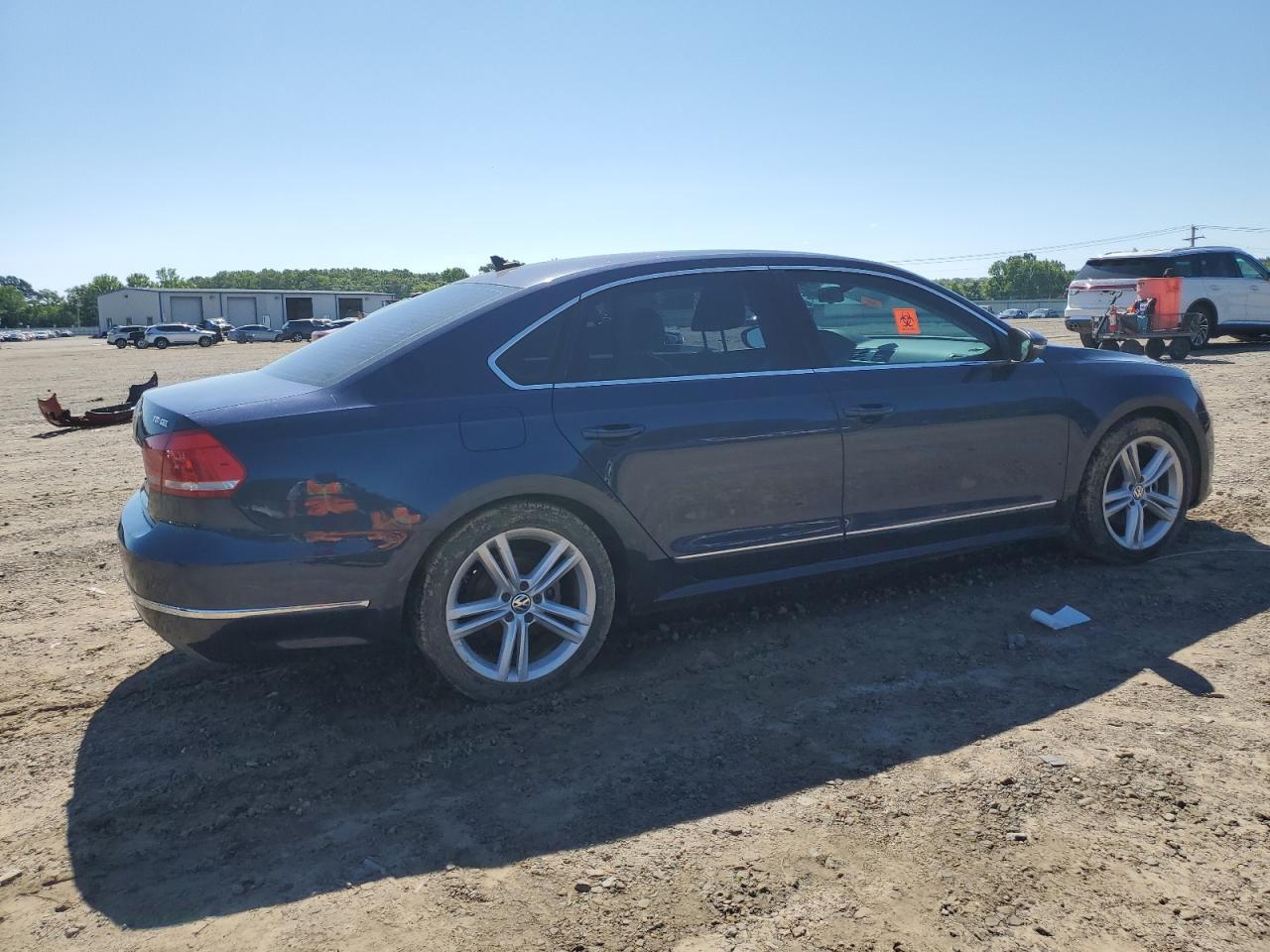 2012 Volkswagen Passat Sel Copart, lot number: 56003555, vin: 1VWCN7A31CC065892. Thumbnail 3