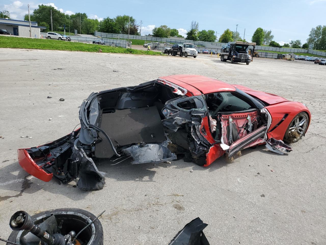 2014 Chevrolet Corvette Stingray Z51 2Lt Copart, lot number: 56074995, vin: 1G1YJ2D71E5120847. Thumbnail 3