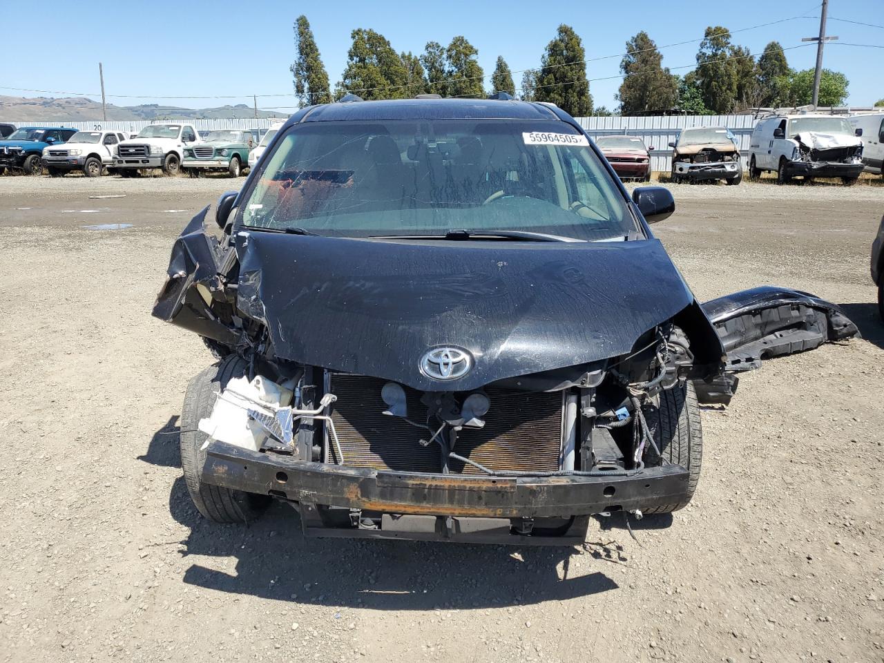 2012 Toyota Sienna Xle Copart, lot number: 55964505, vin: 5TDYK3DC0CS259964. Thumbnail 5