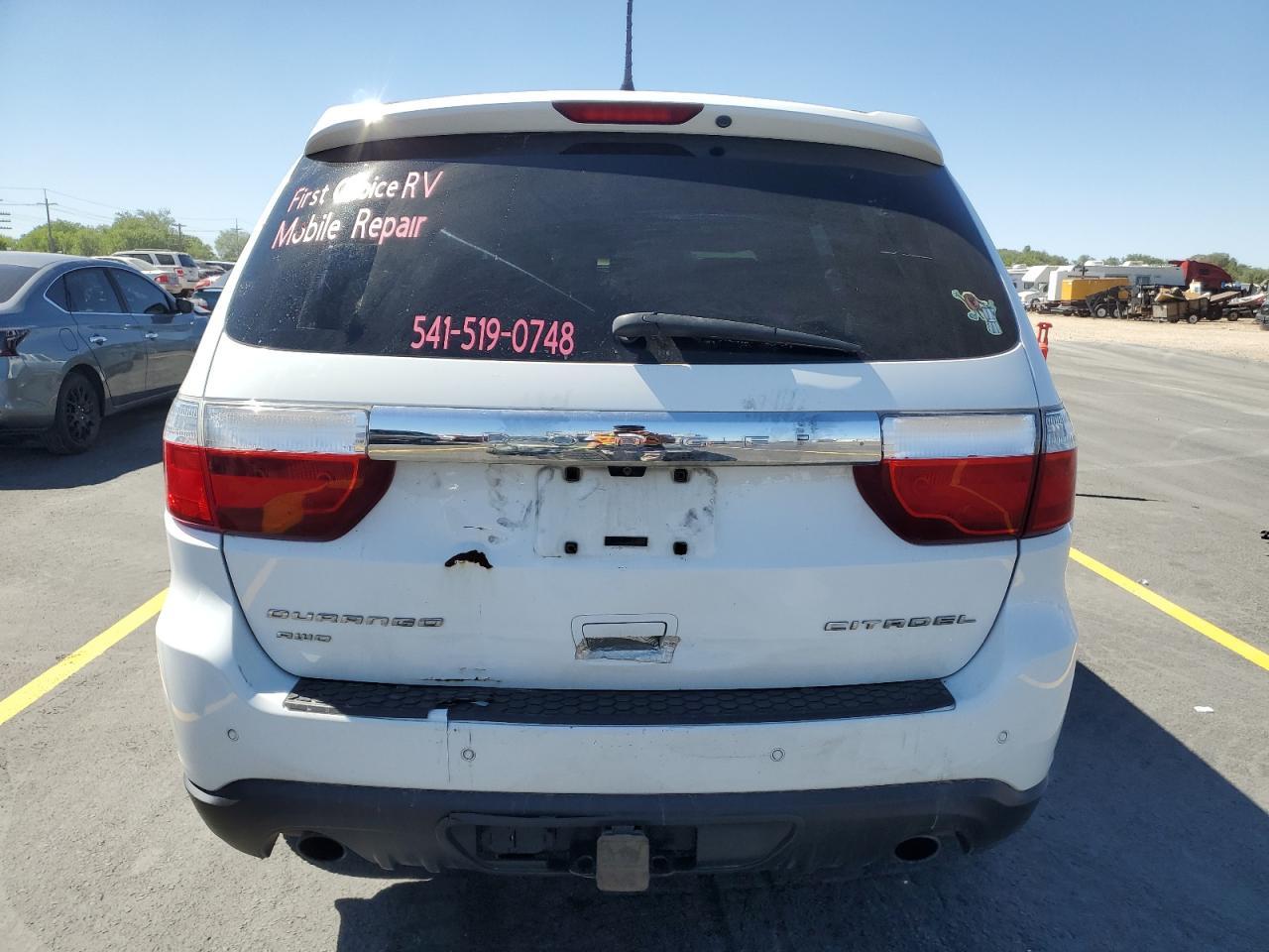 2013 Dodge Durango Citadel Copart, lot number: 59292475, vin: 1C4SDJET1DC658064. Thumbnail 6