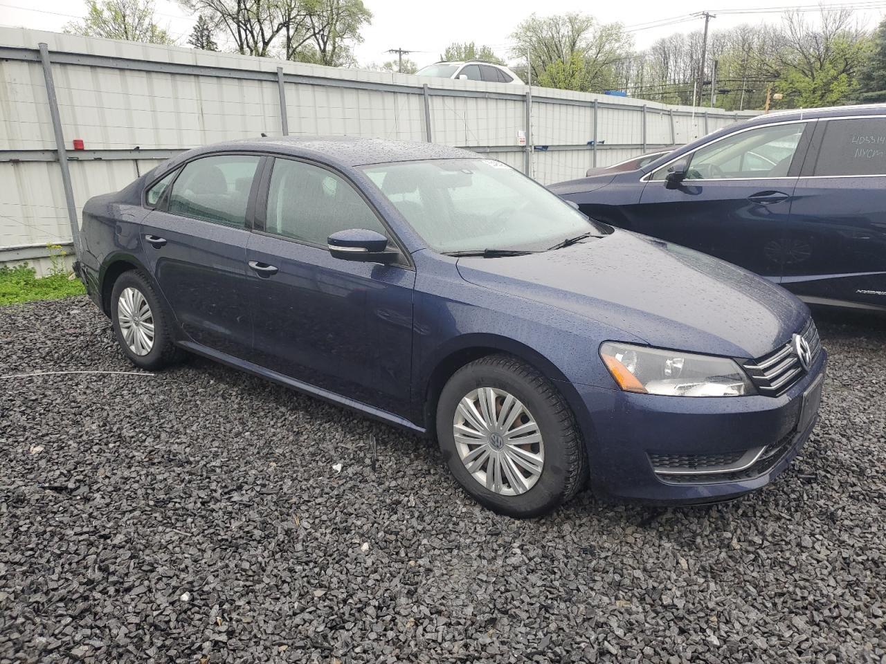 2015 Volkswagen Passat S Copart, lot number: 55490425, vin: 1VWAT7A33FC098667. Thumbnail 4