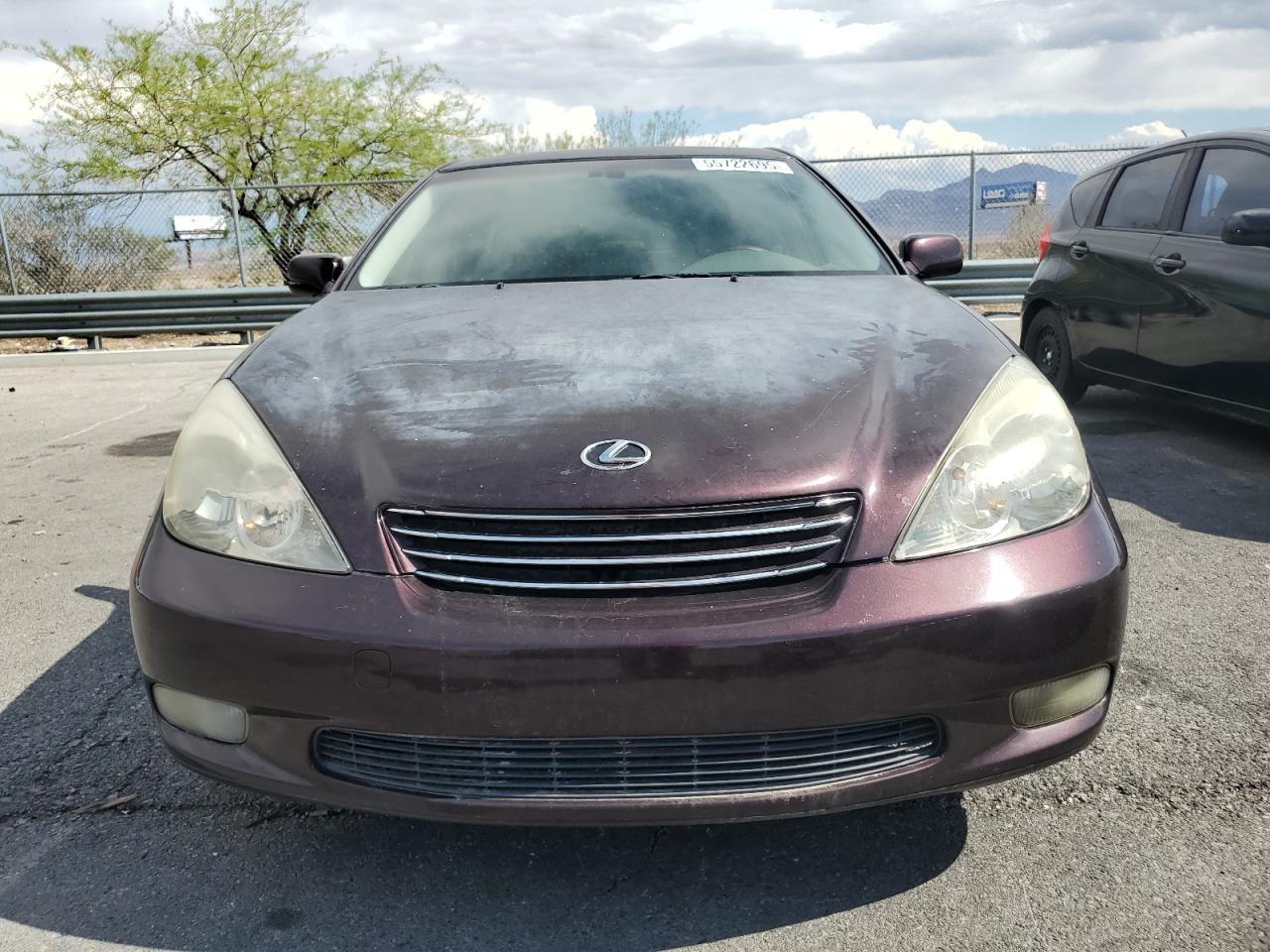 2004 Lexus Es 330 Copart, lot number: 55722695, vin: JTHBA30G140012408. Thumbnail 5