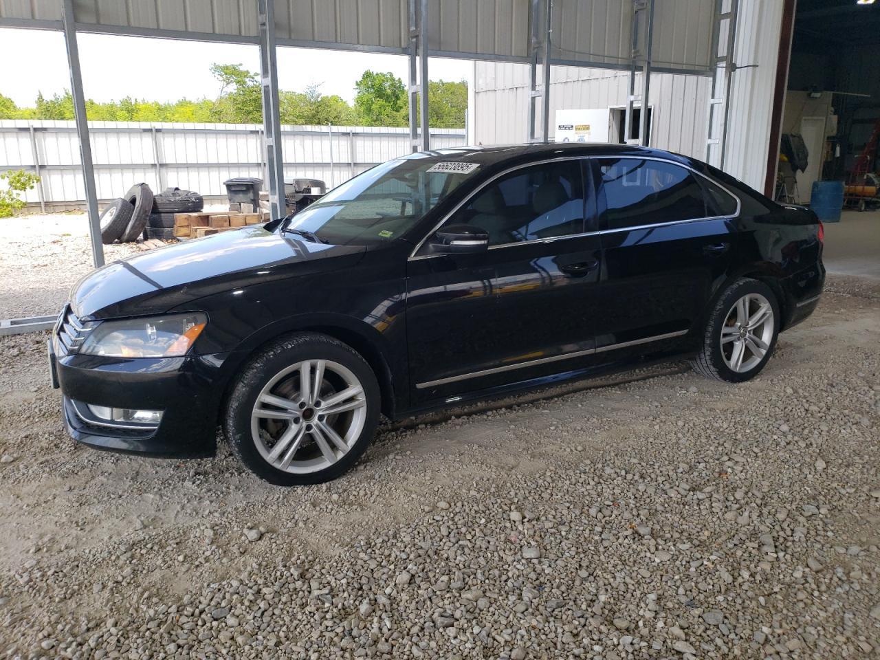 2013 Volkswagen Passat Sel Copart, lot number: 56623895, vin: 1VWCN7A34DC041099. Thumbnail 1