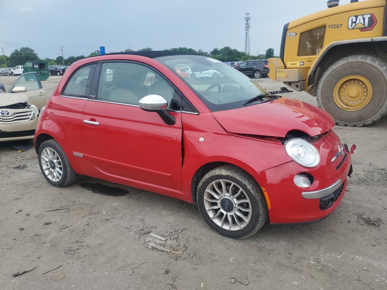 2013 Fiat 500 Lounge Copart, lot number: 59169585, vin: 3C3CFFERXDT718464. Thumbnail 4