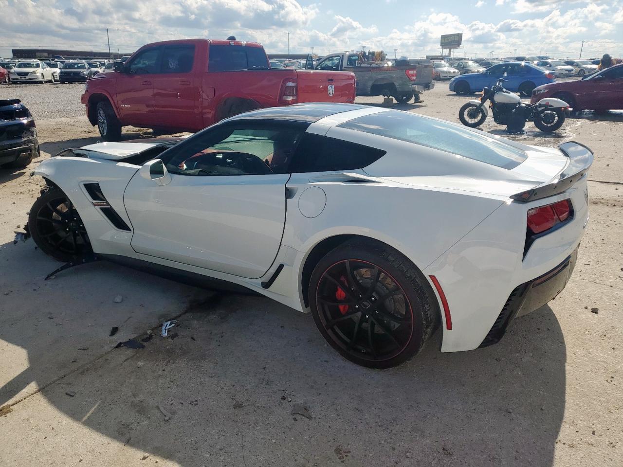 2019 Chevrolet Corvette Grand Sport 3Lt Copart, lot number: 55935955, vin: 1G1Y12D7XK5104397. Thumbnail 2