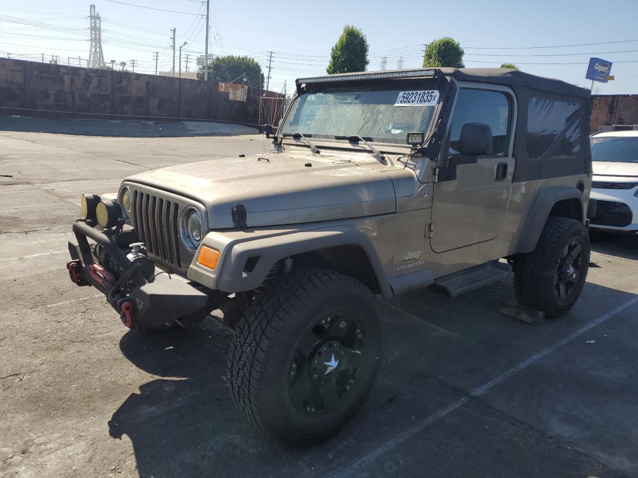 2005 Jeep Wrangler / Tj Unlimited Copart, lot number: 59231835, vin: 1J4FA44S05P328442. Thumbnail 1