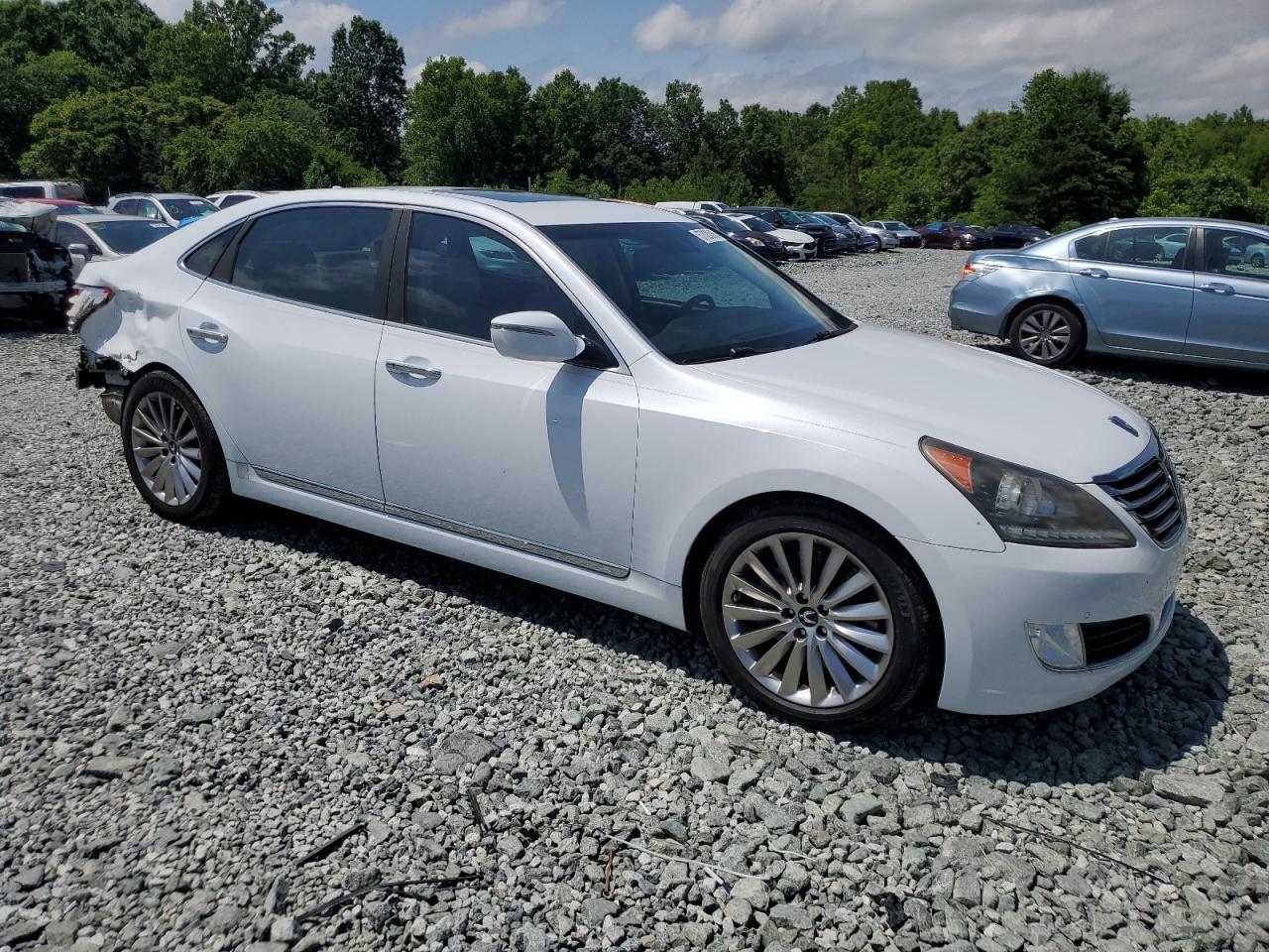 2014 Hyundai Equus Signature Copart, lot number: 57020065, vin: KMHGH4JH1EU083114. Thumbnail 4