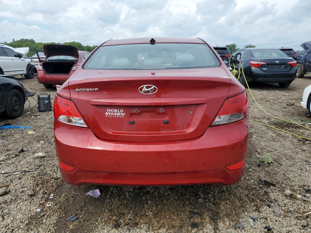 2017 Hyundai Accent Se Copart, lot number: 58539735, vin: KMHCT4AE1HU358732. Thumbnail 6