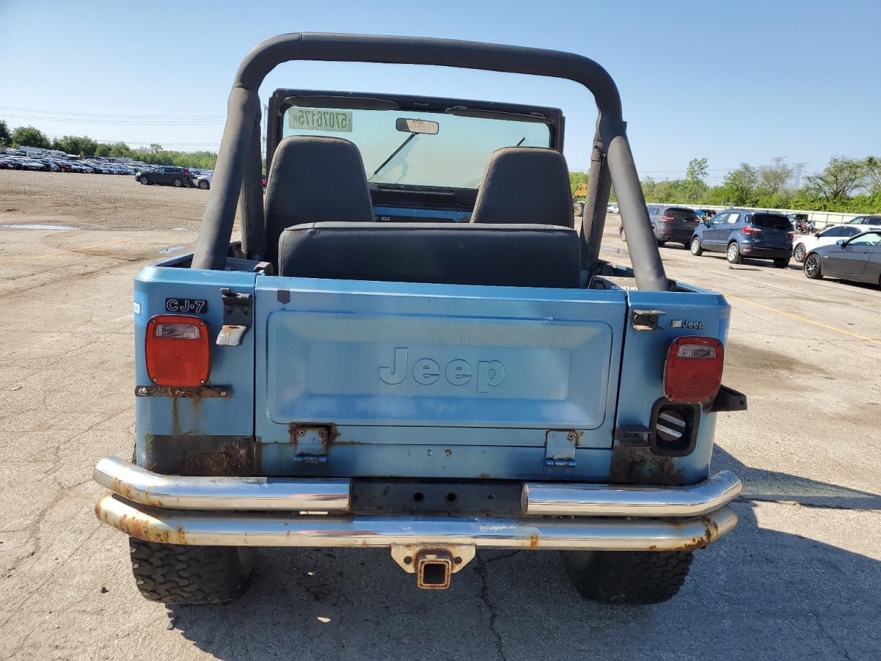 1986 Jeep Jeep Cj7 Copart, lot number: 57076175, vin: 1JCCM87E1GT069711. Thumbnail 6