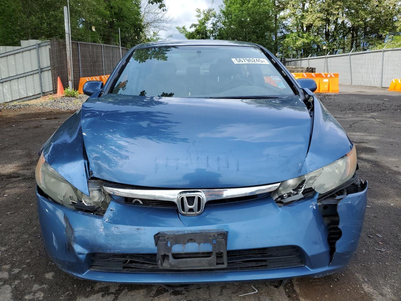 2007 Honda Civic Lx Copart, lot number: 56796245, vin: 1HGFA16597L079632. Thumbnail 5