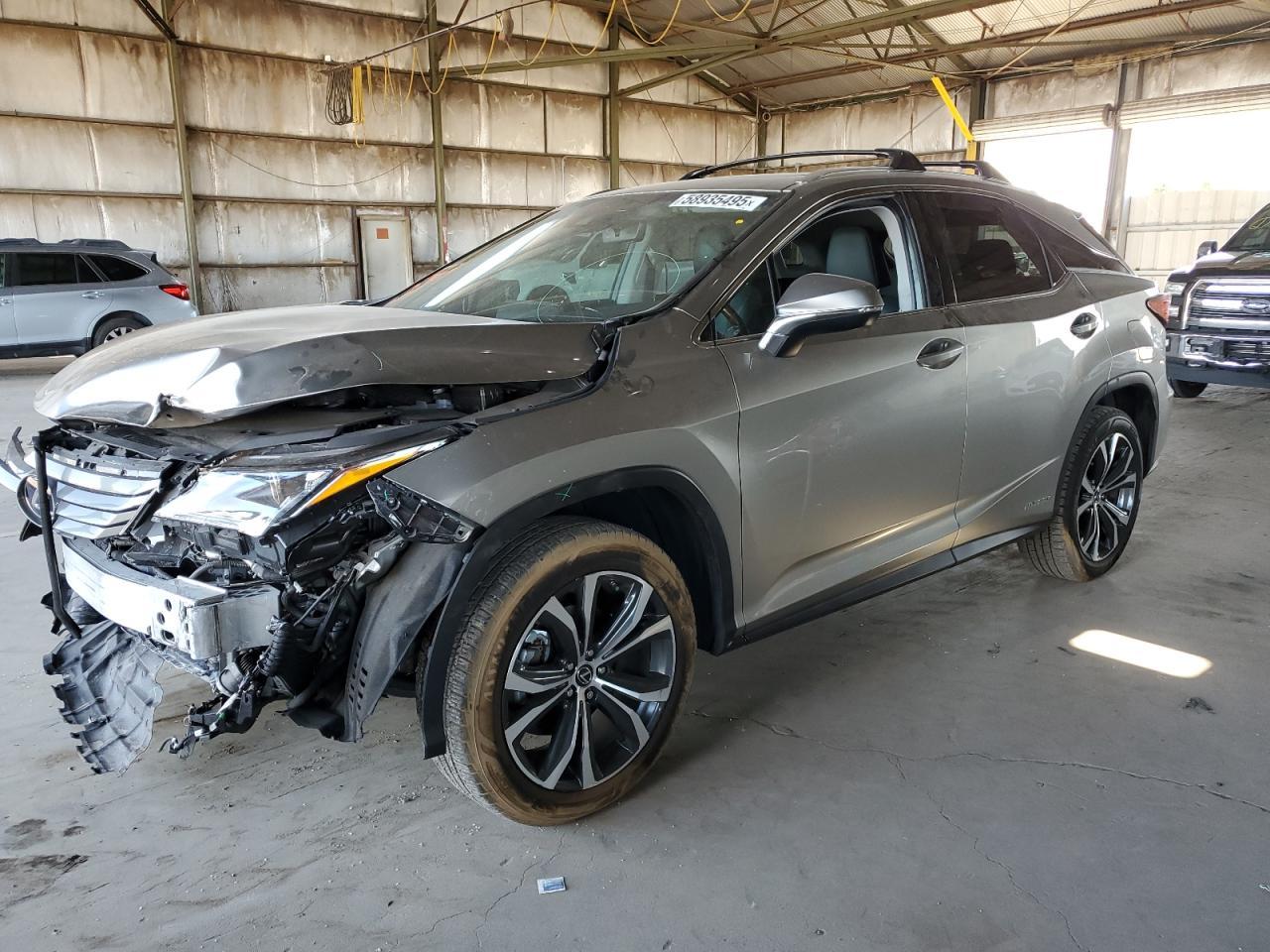 2019 Lexus Rx 450H Base Copart, lot number: 58935495, vin: 2T2BGMCA7KC035624. Thumbnail 1