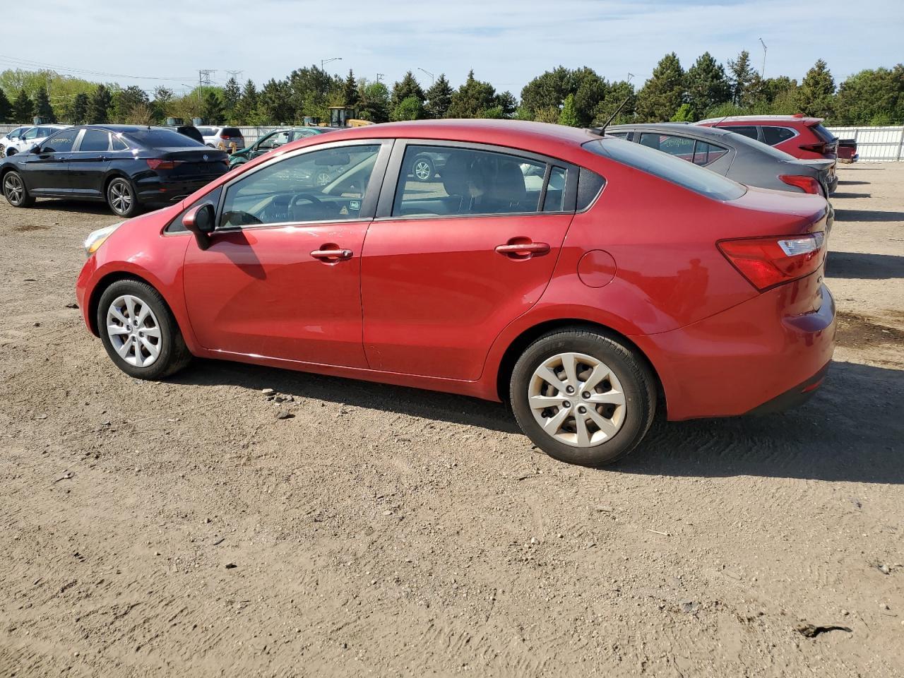 2015 Kia Rio Lx Copart, lot number: 56112455, vin: KNADM4A33F6503529. Thumbnail 2