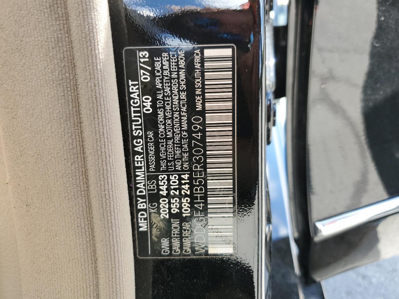 2014 Mercedes-Benz C 250 Copart, lot number: 56314385, vin: WDDGF4HB5ER307490. Thumbnail 13