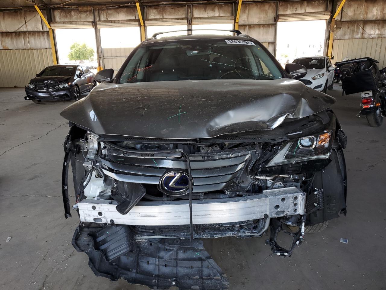 2019 Lexus Rx 450H Base Copart, lot number: 58935495, vin: 2T2BGMCA7KC035624. Thumbnail 5