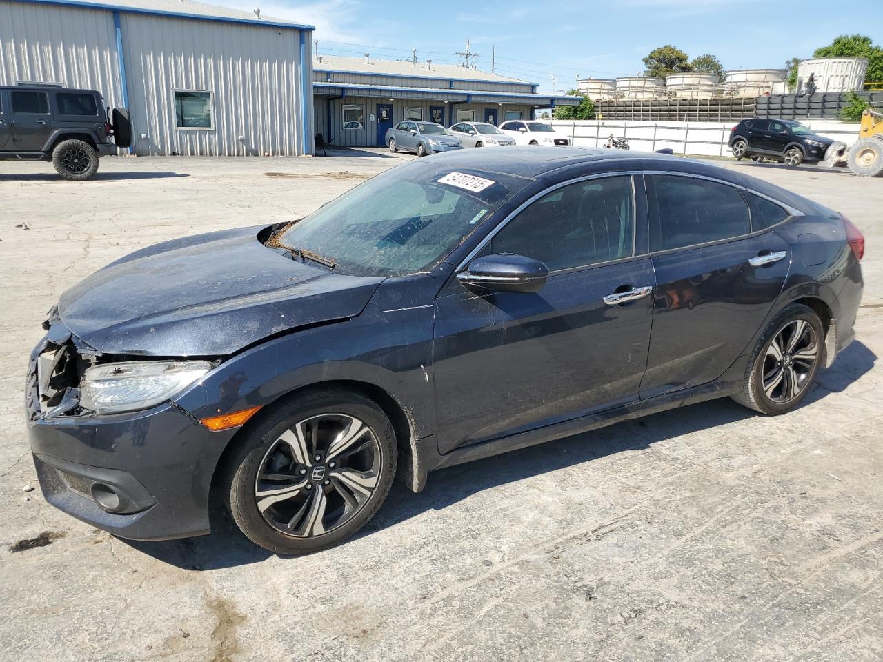 2017 Honda Civic Touring Copart, lot number: 54707215, vin: 19XFC1F95HE023791. Thumbnail 1