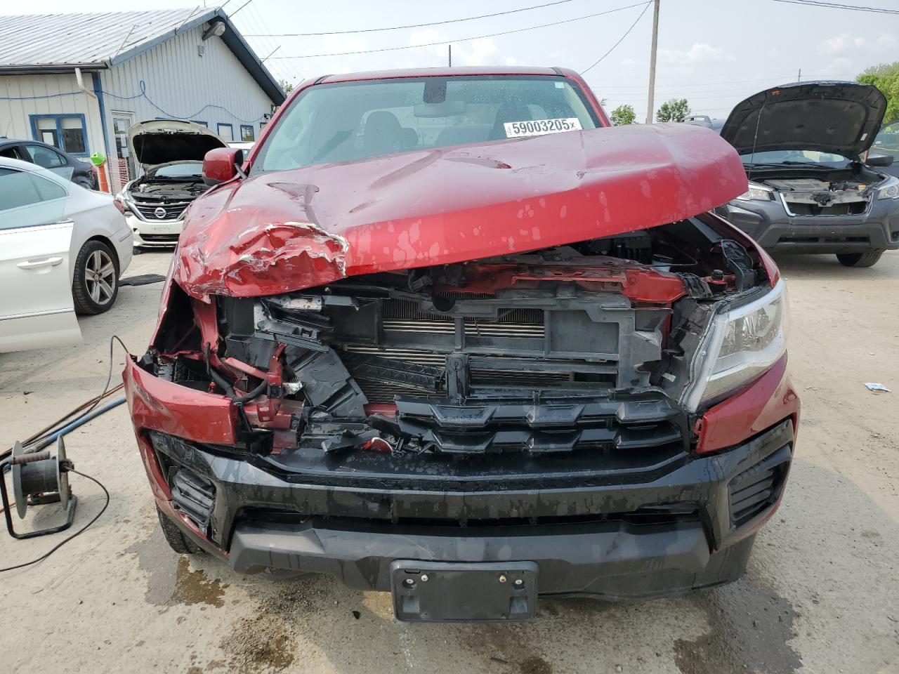 2021 Chevrolet Colorado Copart, lot number: 59003205, vin: 1GCHSBEAXM1256186. Thumbnail 5