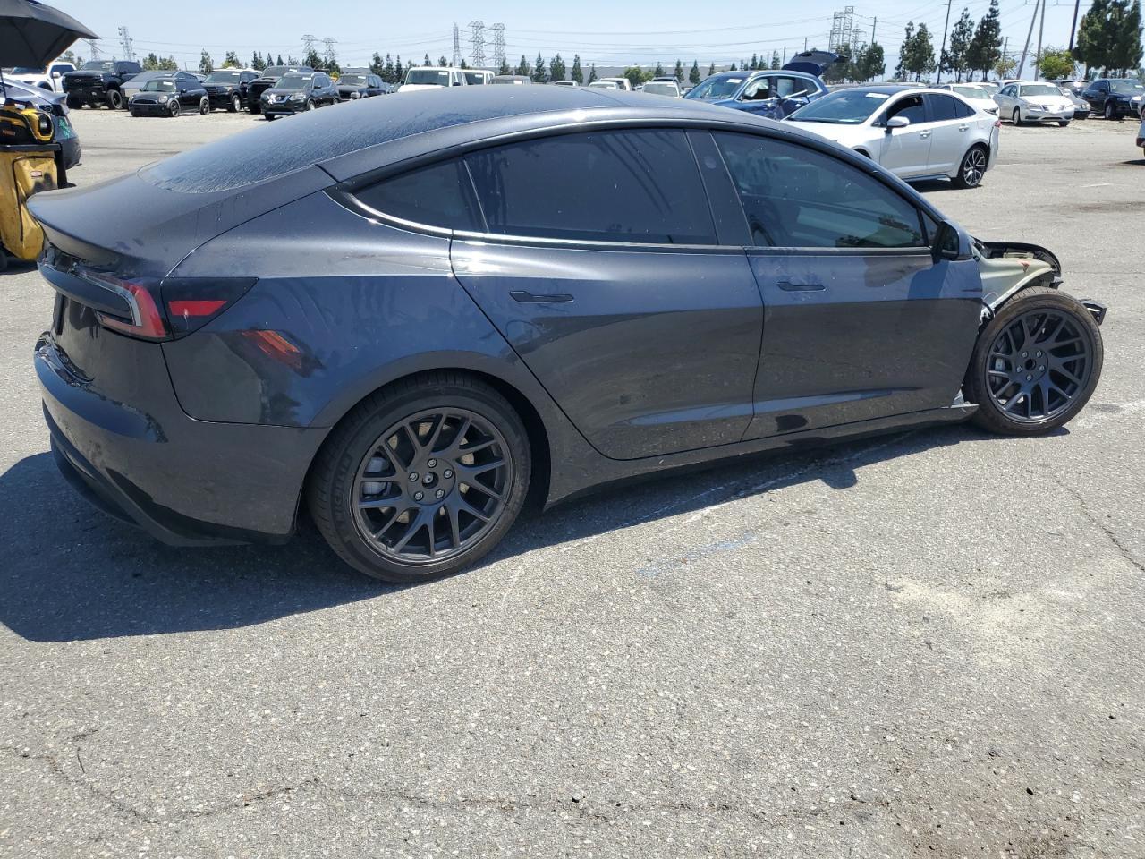 2025 Tesla Model 3 Copart, lot number: 59194085, vin: 5YJ3E1EA4SF938822. Thumbnail 3