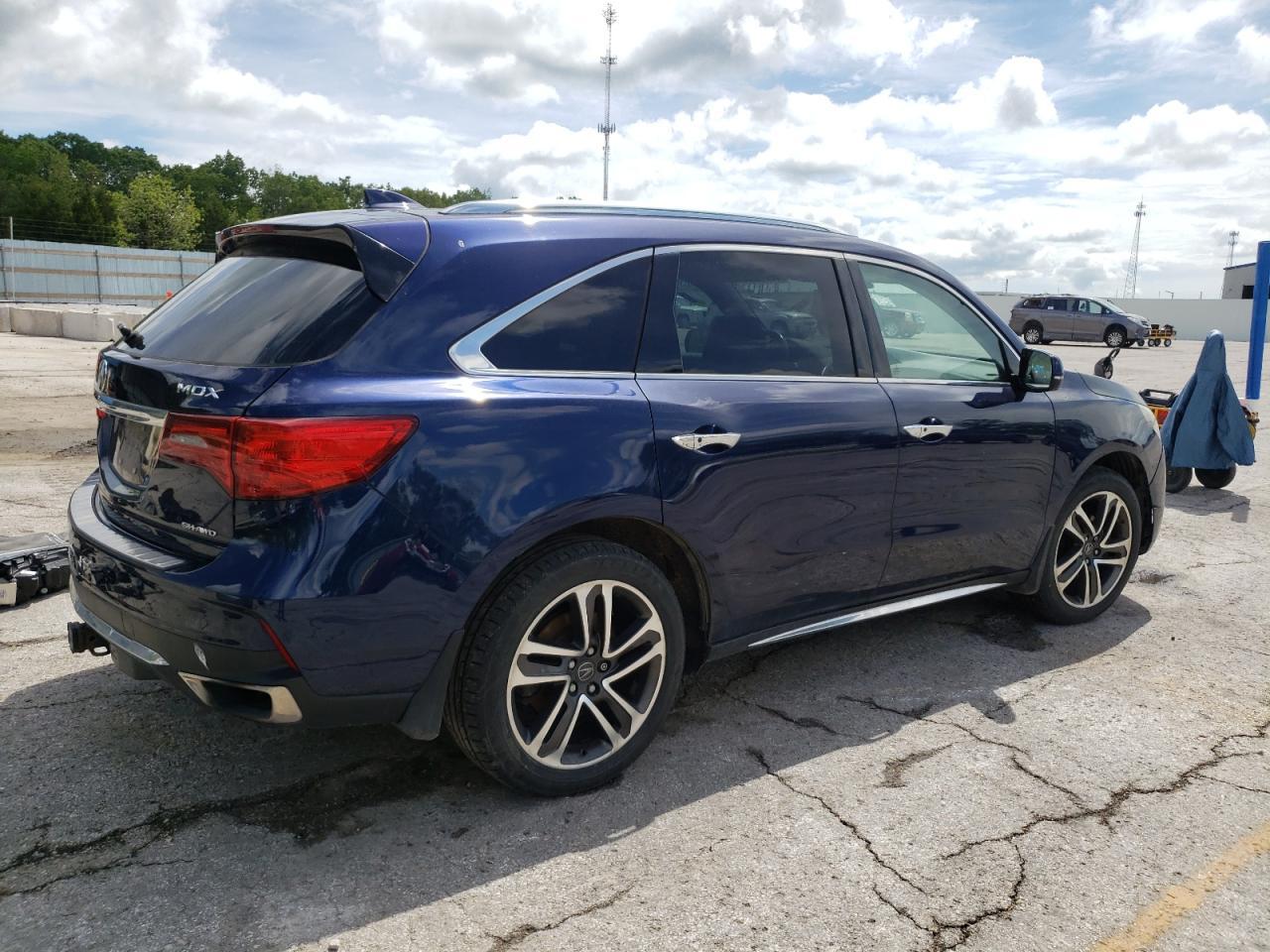 2017 Acura Mdx Advance Copart, lot number: 55206385, vin: 5FRYD4H90HB011044. Thumbnail 3