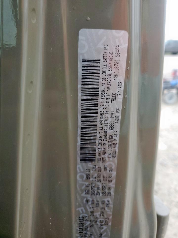2020 Jeep Gladiator Sport Copart, lot number: 59283365, vin: 1C6HJTAG0LL168969. Thumbnail 12