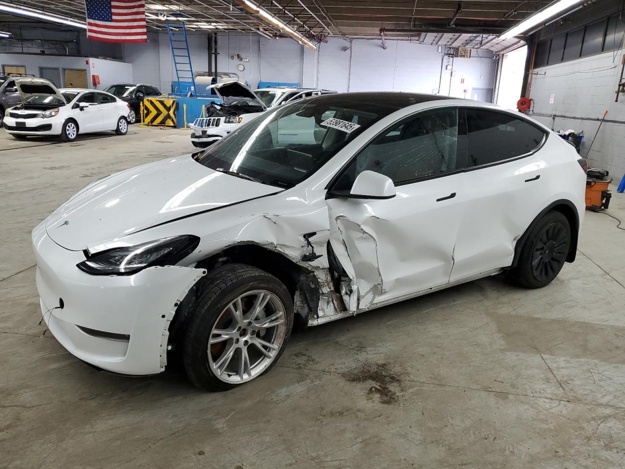 2022 Tesla Model Y Copart, lot number: 53981645, vin: 7SAYGDEE5NF315866. Thumbnail 1